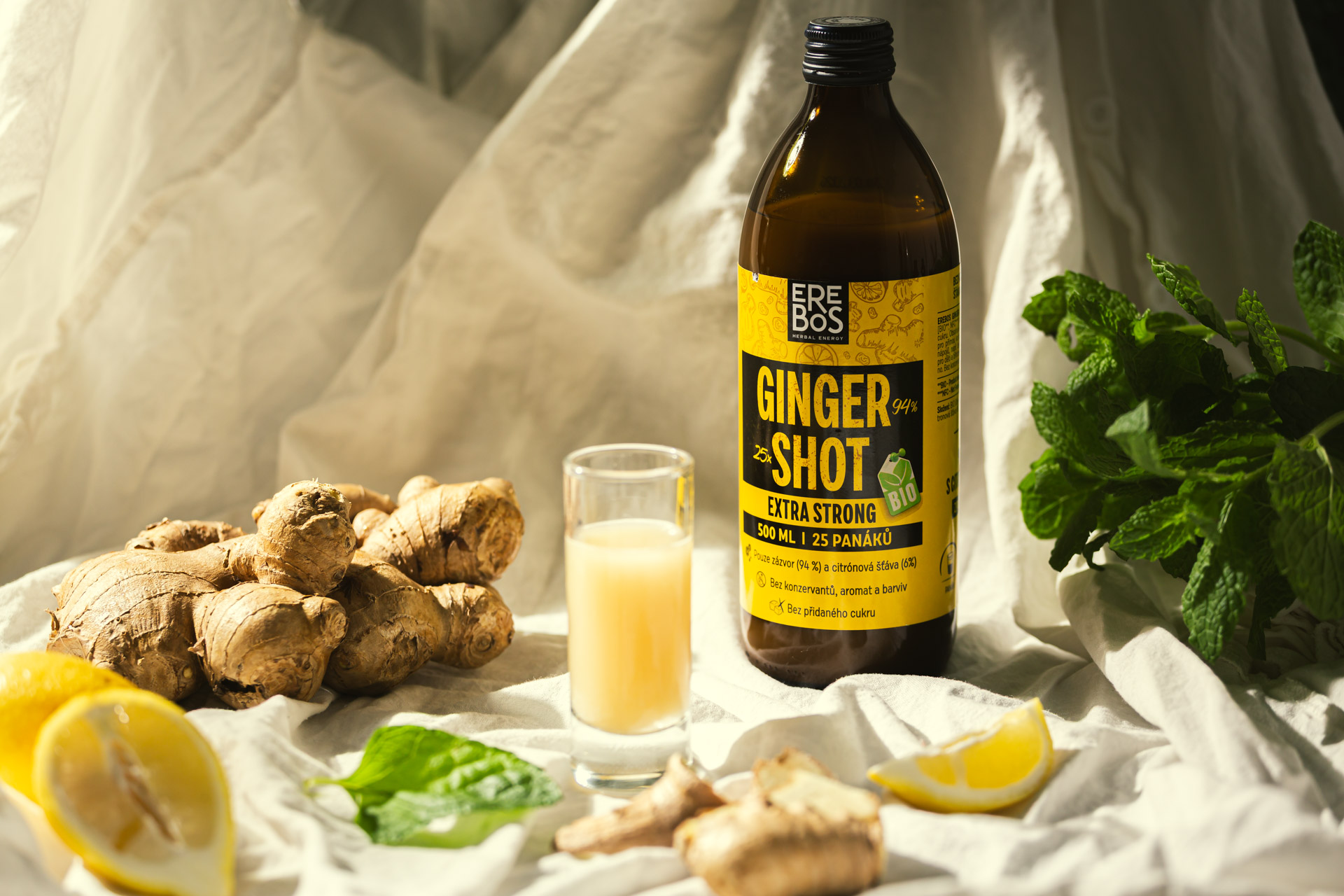 EREBOS GINGER SHOT BIO